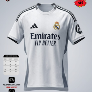 Real Madrid 2025 Fan Edition Football Jersey