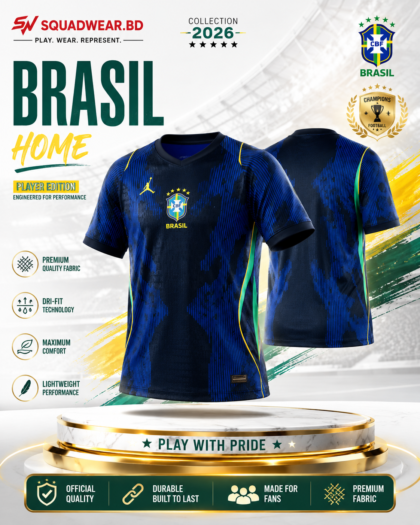 Brazil 2026 Away Player Edition Football Jersey