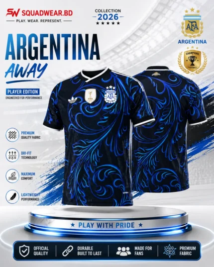 Argentina 2026 Home Player Edition Football Jersey