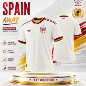 Spain 2026 Away Player Edition Football Jersey